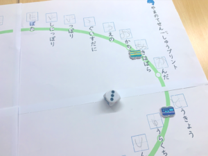 山手線一周 漢字プリントを使っている写真